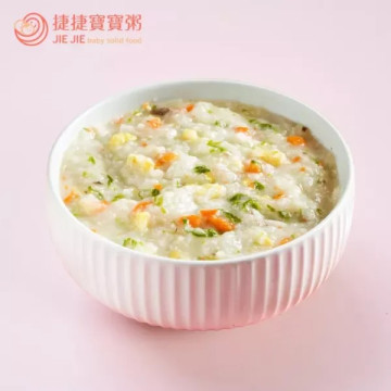 捷捷 副食品1P-18 番茄時蔬嫩雞大寶寶粥(150*2)