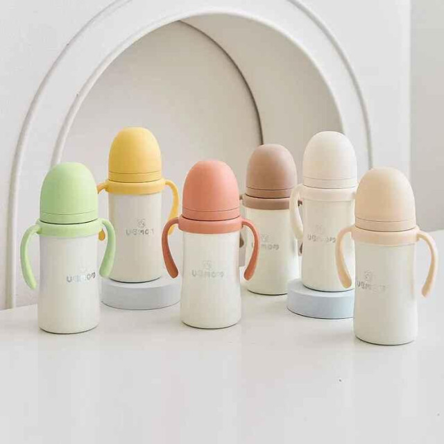 UBMOM 不銹鋼保溫吸管杯330ml