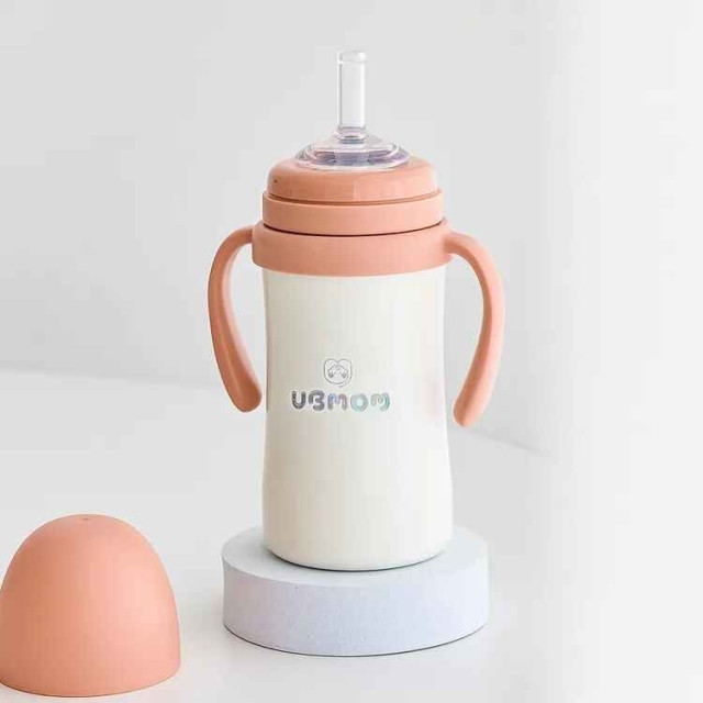 UBMOM 不銹鋼保溫吸管杯330ml