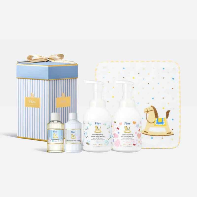 F'ees法緻 兒童寶貝輕保養六角禮盒
