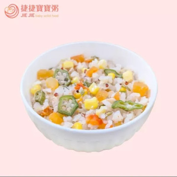 捷捷 寶寶副食品2-S4 秋葵茄雞燉飯(180g*2盒)