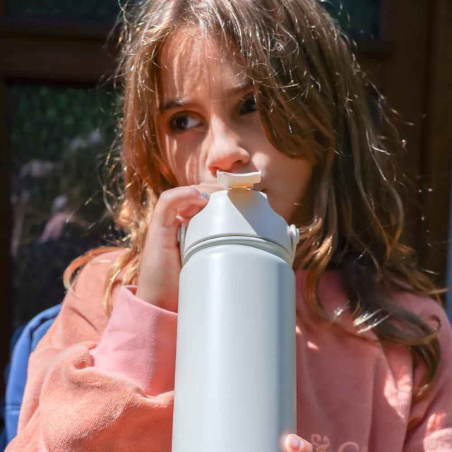 Grech&Co. 不鏽鋼吸管水壺420ml (多色可選)