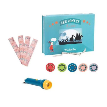 Moulin Roty 故事手電筒劇院組-童話故事