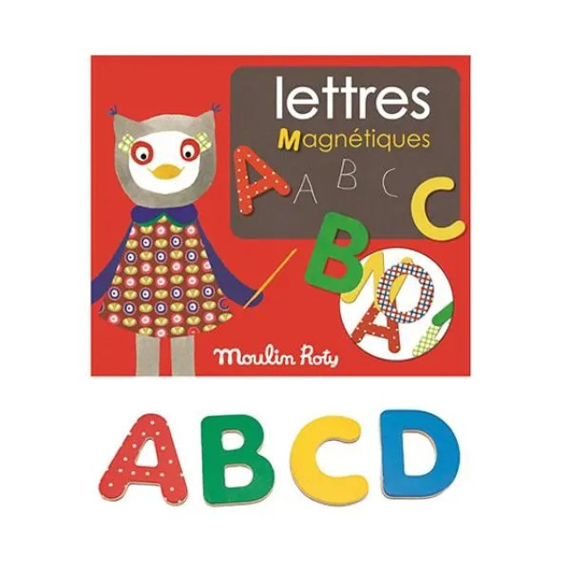 Moulin Roty 木頭磁性字母