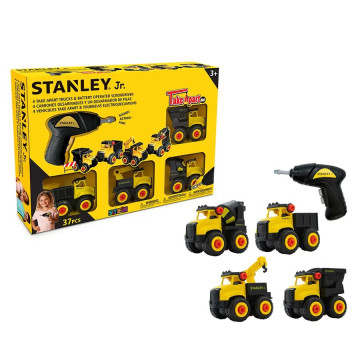 STANLEY Jr. 組裝工程車-電動工具套組