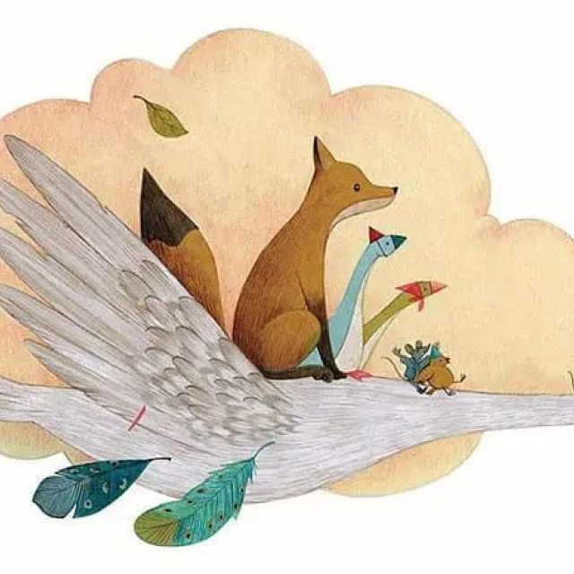 Moulin Roty 雲型拼圖-飛翔的夢想