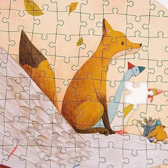 Moulin Roty 雲型拼圖-飛翔的夢想