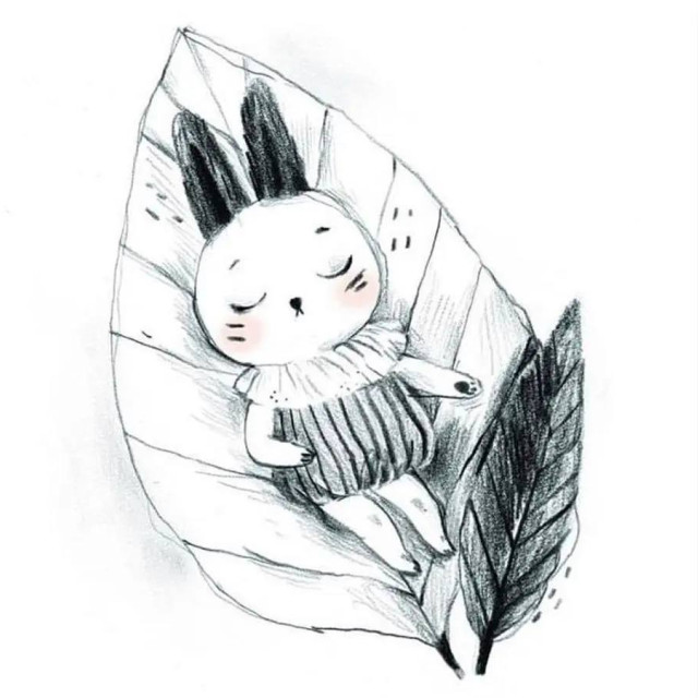 Moulin Roty 兔耳音樂手搖鈴