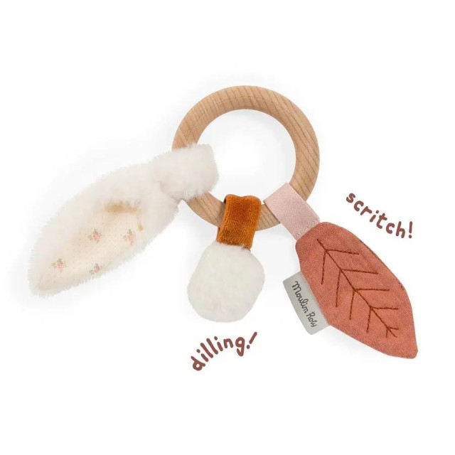 Moulin Roty 兔耳音樂手搖鈴