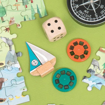 Moulin Roty 故事手電筒精裝組-四季