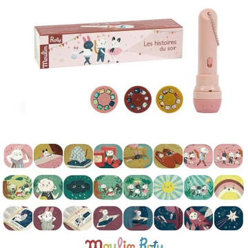 Moulin Roty 故事手電筒-兔子日常