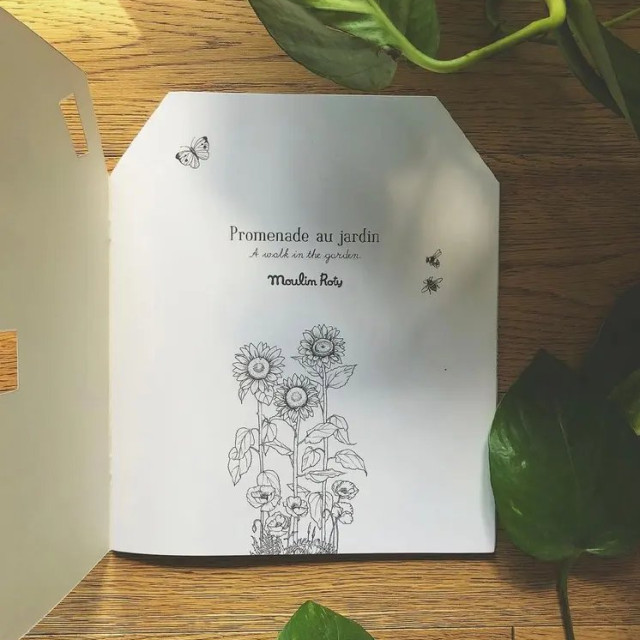 Moulin Roty 塗鴉貼紙冊1