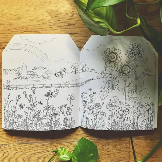 Moulin Roty 塗鴉貼紙冊1