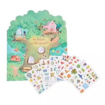 Moulin Roty 貼紙遊戲書-森林冒險