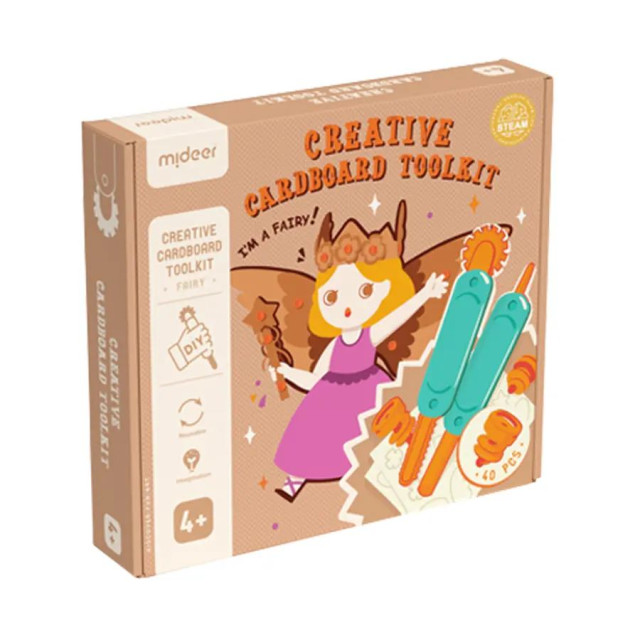 mideer 創意紙板DIY材料套裝-仙女款