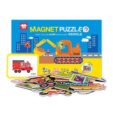 Ariati 磁性拼圖書 交通工具