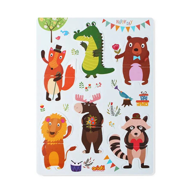 Ariati 磁性配對拼圖 動物