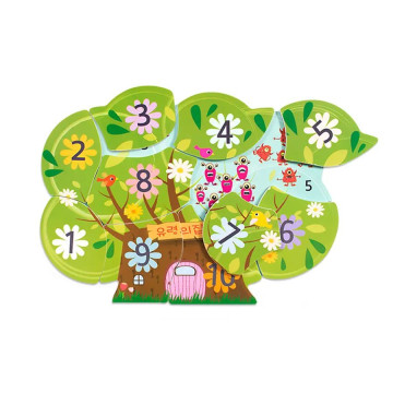 Ariati 磁性數字拼圖 美麗的樹屋