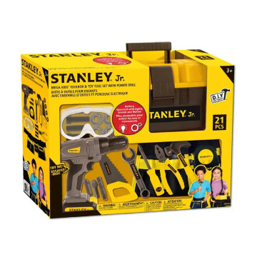 STANLEY Jr. 大全套工具箱套組 電動螺絲起子
