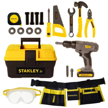 STANLEY Jr. 大全套工具箱套組 電動螺絲起子