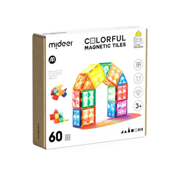mideer 多彩透光磁力片(60片)