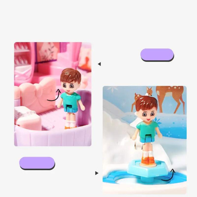 mideer 百變情境小屋-滑雪屋