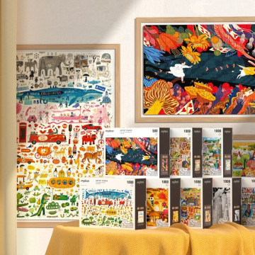 mideer 春日動物園藝術拼圖(500片)