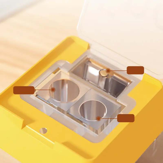 mideer 三孔削筆器(黃)