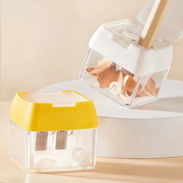 mideer 三孔削筆器(黃)