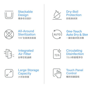 nac nac 收納式蒸氣消毒烘乾鍋 SteamLite BS707