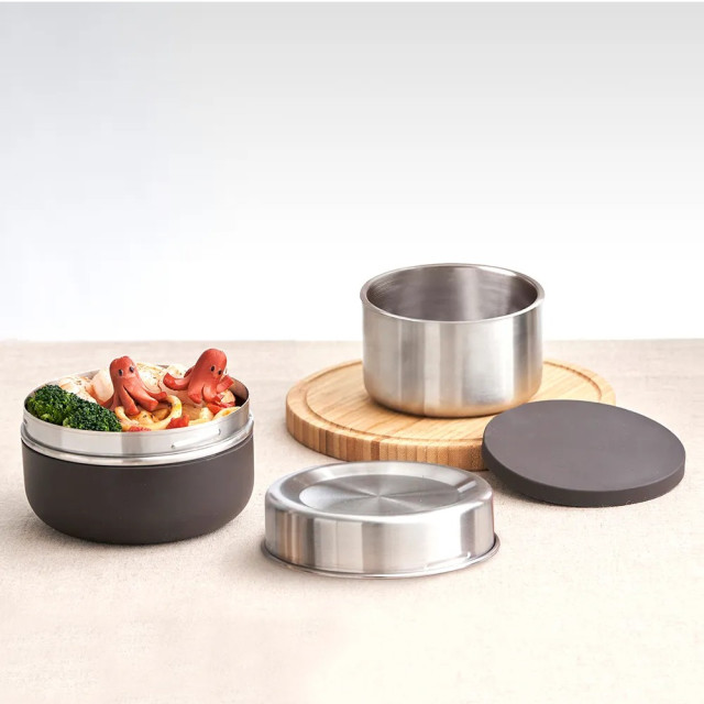 KOM (二代)一器盒成｜隔熱升級可微波不鏽鋼便當盒