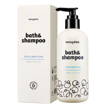 mongdies 神經醯胺寶寶沐浴洗髮乳400ml