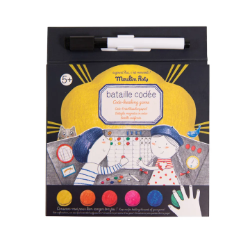 Moulin Roty 磁鐵遊戲書-破解密碼