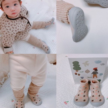 Ggomoosin 學步襪鞋 - 毛絨幼芽