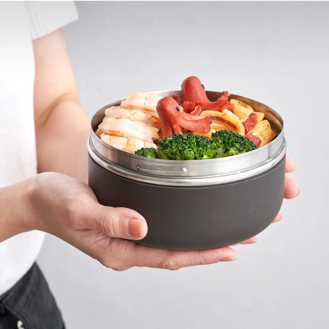 KOM (二代)一器盒成｜隔熱升級可微波不鏽鋼便當盒