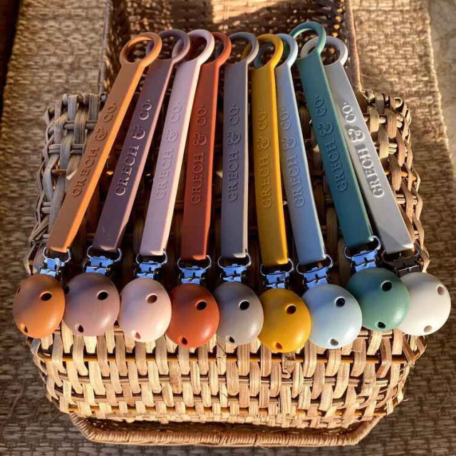 Grech&Co. 矽膠奶嘴夾 (多色可選)