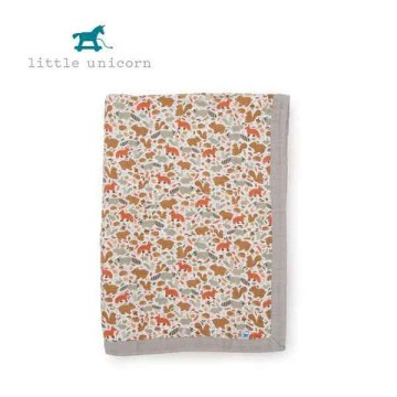 Little Unicorn 純棉寶寶毯 禮盒裝 (多款可選)