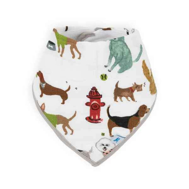 Little Unicorn 純棉三角圍兜4入組 (多款可選)