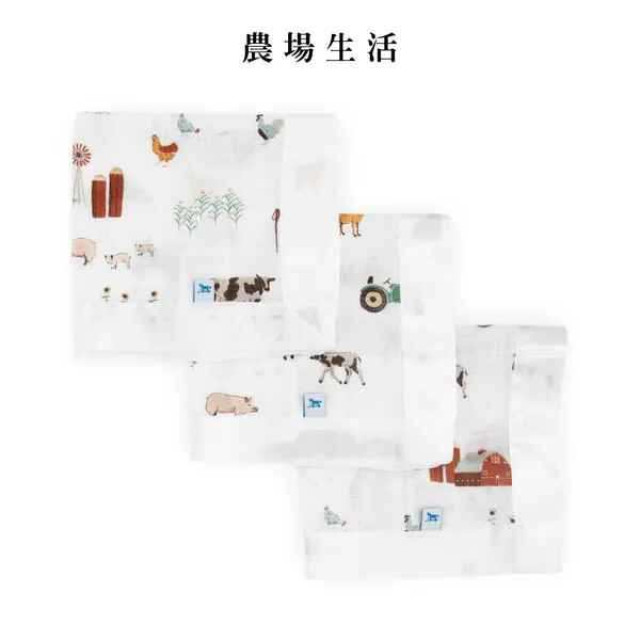 Little Unicorn 純棉安撫巾三入組 (多款可選)