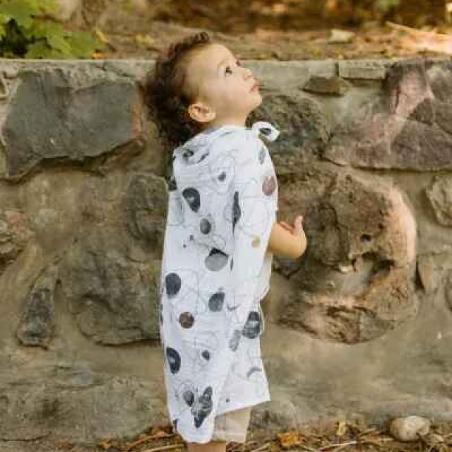 Little Unicorn 純棉紗布方巾四入組 (多款可選)