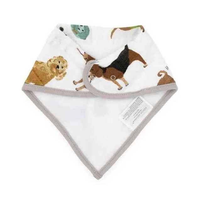 Little Unicorn 純棉三角圍兜4入組 (多款可選)