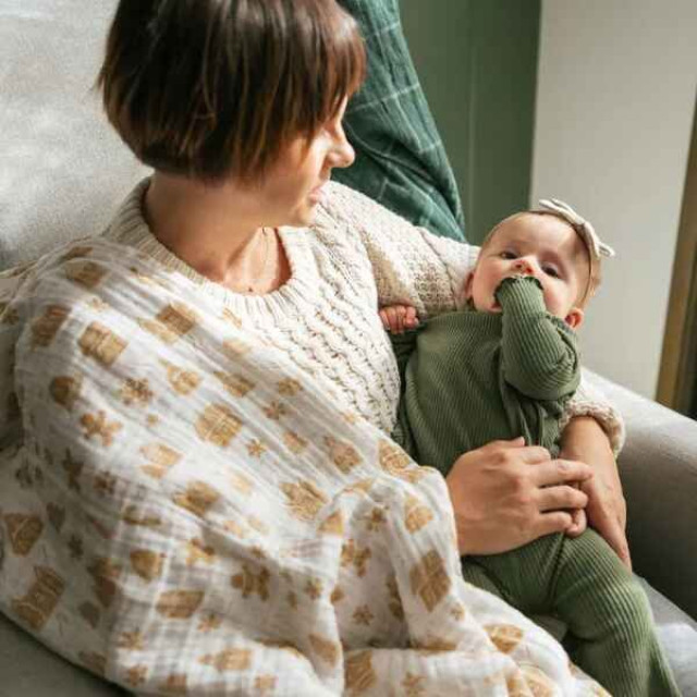 Little Unicorn 純棉紗布巾三入組 (多色選擇)