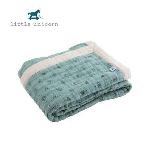 Little Unicorn 純棉寶寶毯 禮盒裝 (多款可選)