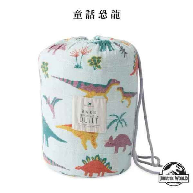 Little Unicorn 純棉加大版四層紗布毯 (多款可選)