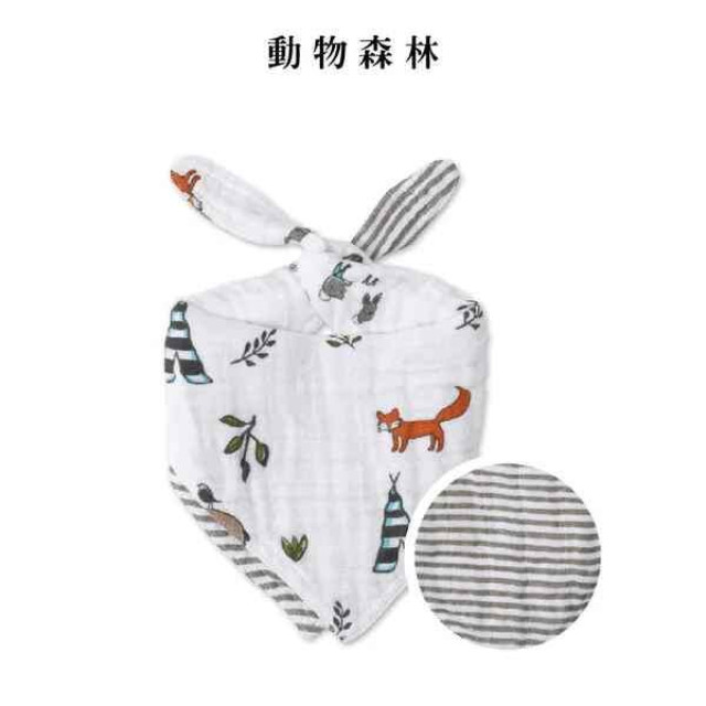 Little Unicorn 純棉雙面三角圍兜 (多款可選)