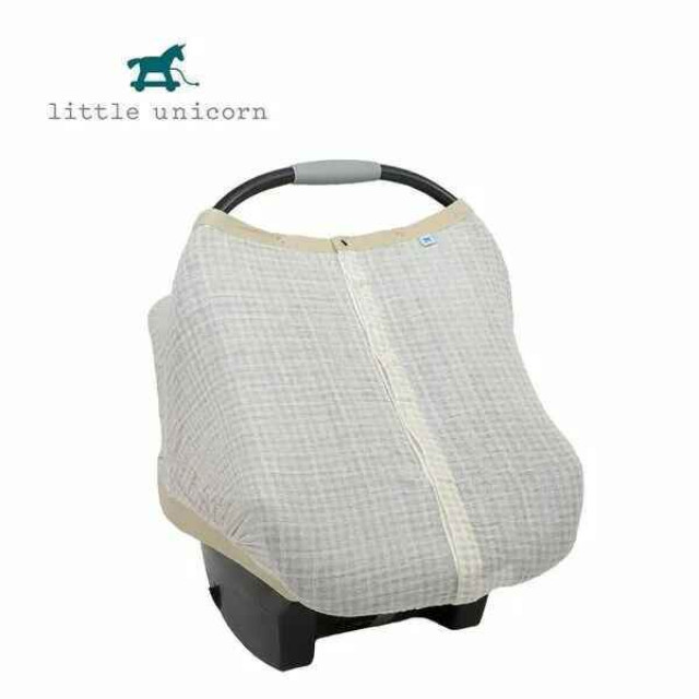 Little Unicorn 純棉紗布提籃罩2代 (多款可選)