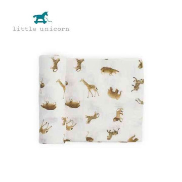 Little Unicorn 有機棉紗布巾單入組