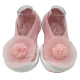 Ggomoosin 學步襪鞋 - 澎澎蕾絲球 (短版)