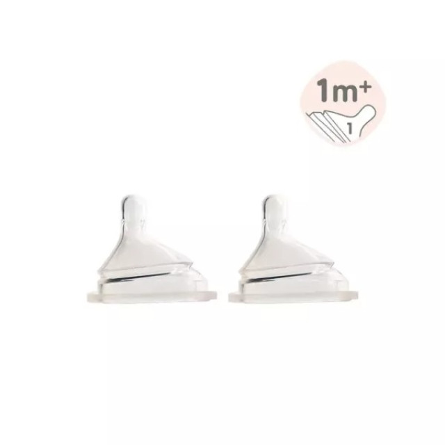 Hegen 擬乳防脹氣奶嘴兩入組(0號/1號/2號/3號/Y型)