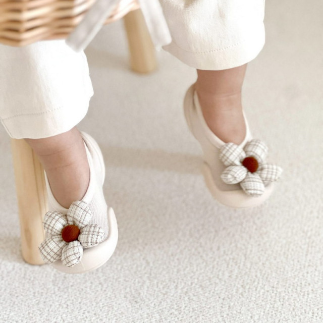 Ggomoosin 學步襪鞋 - 小雛菊 (短版)